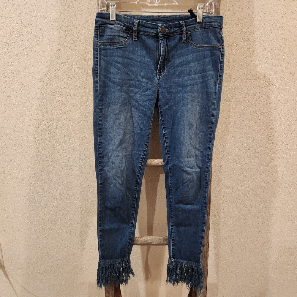 Blank NYC Women's Fringe Blue Jeans - Size 29